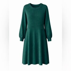 slim fit dress slacks Eliza J Green & Navy Sleeveless Fit & Flare Dress- Size XS – The Saved  Collection main image 0